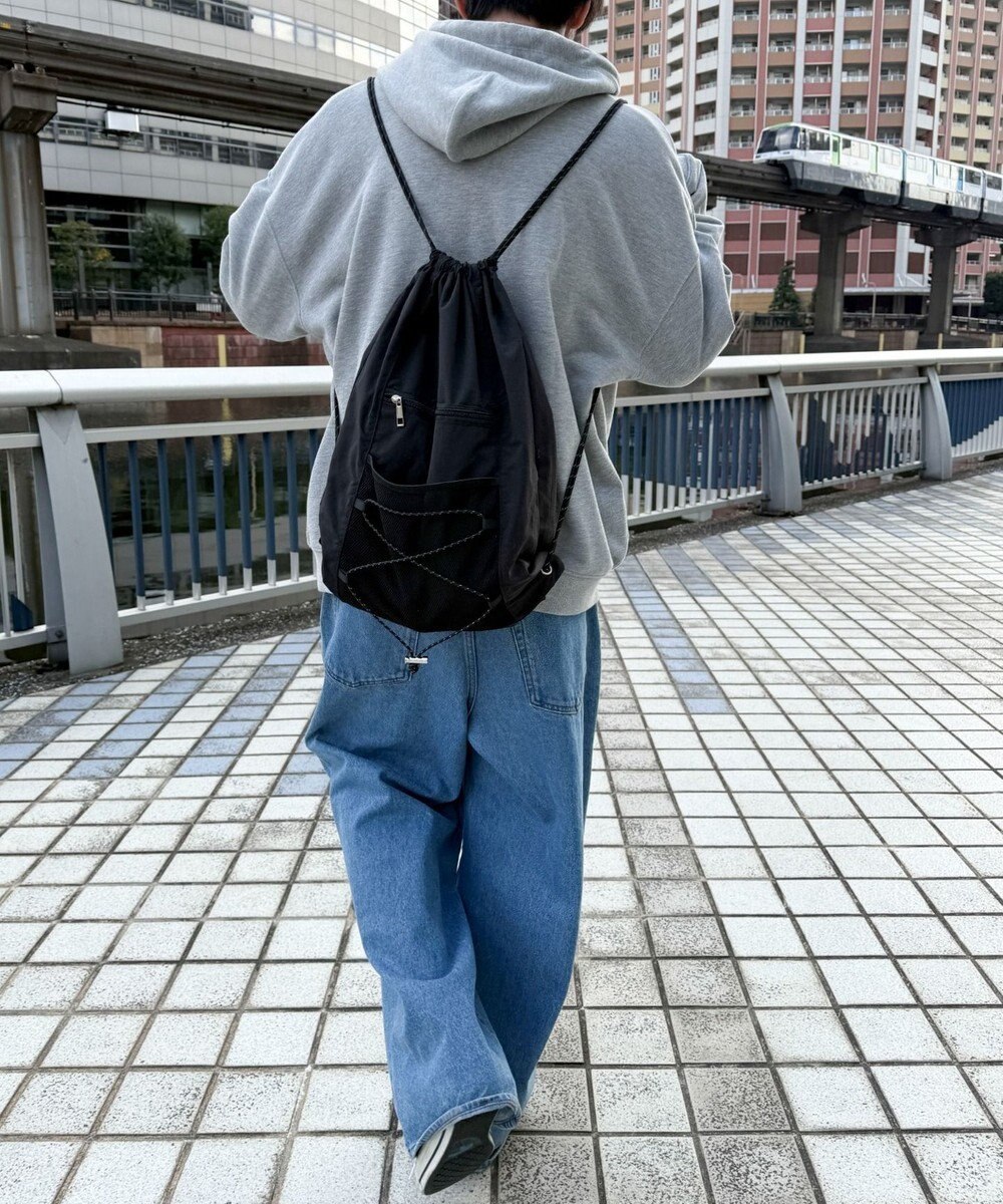 WEGO 【ユニセックス着用ITEM】コードデザインナップサック 