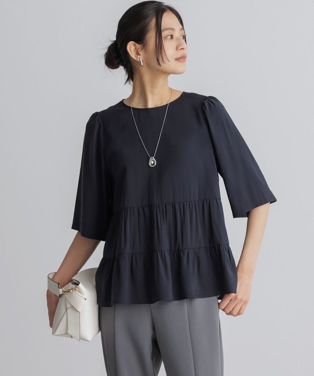 組曲 バウンディングシャーティング ブラウス 