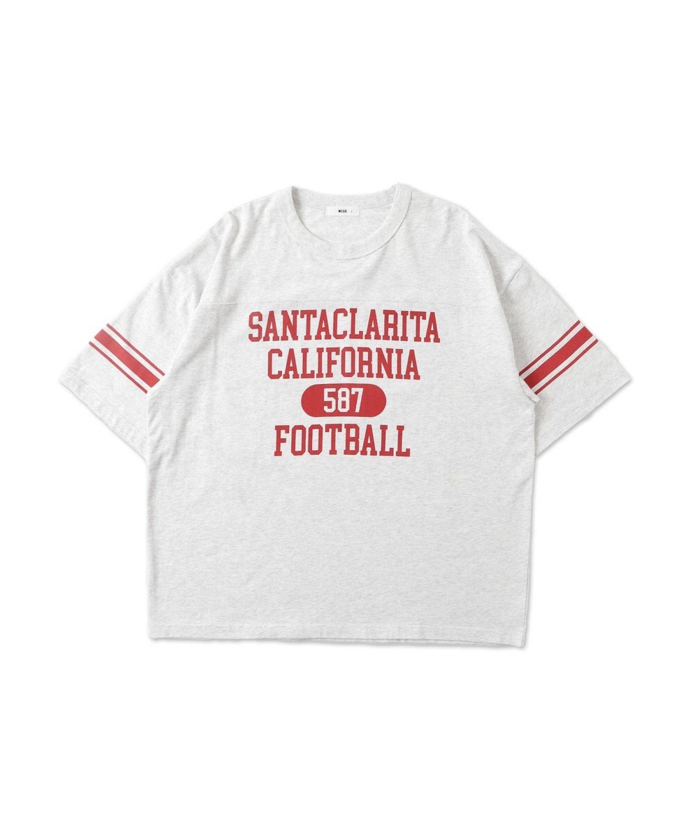 WEGO 【ユニセックス着用ITEM/手洗い可/MLサイズ】フットボールBIG　T（S） 