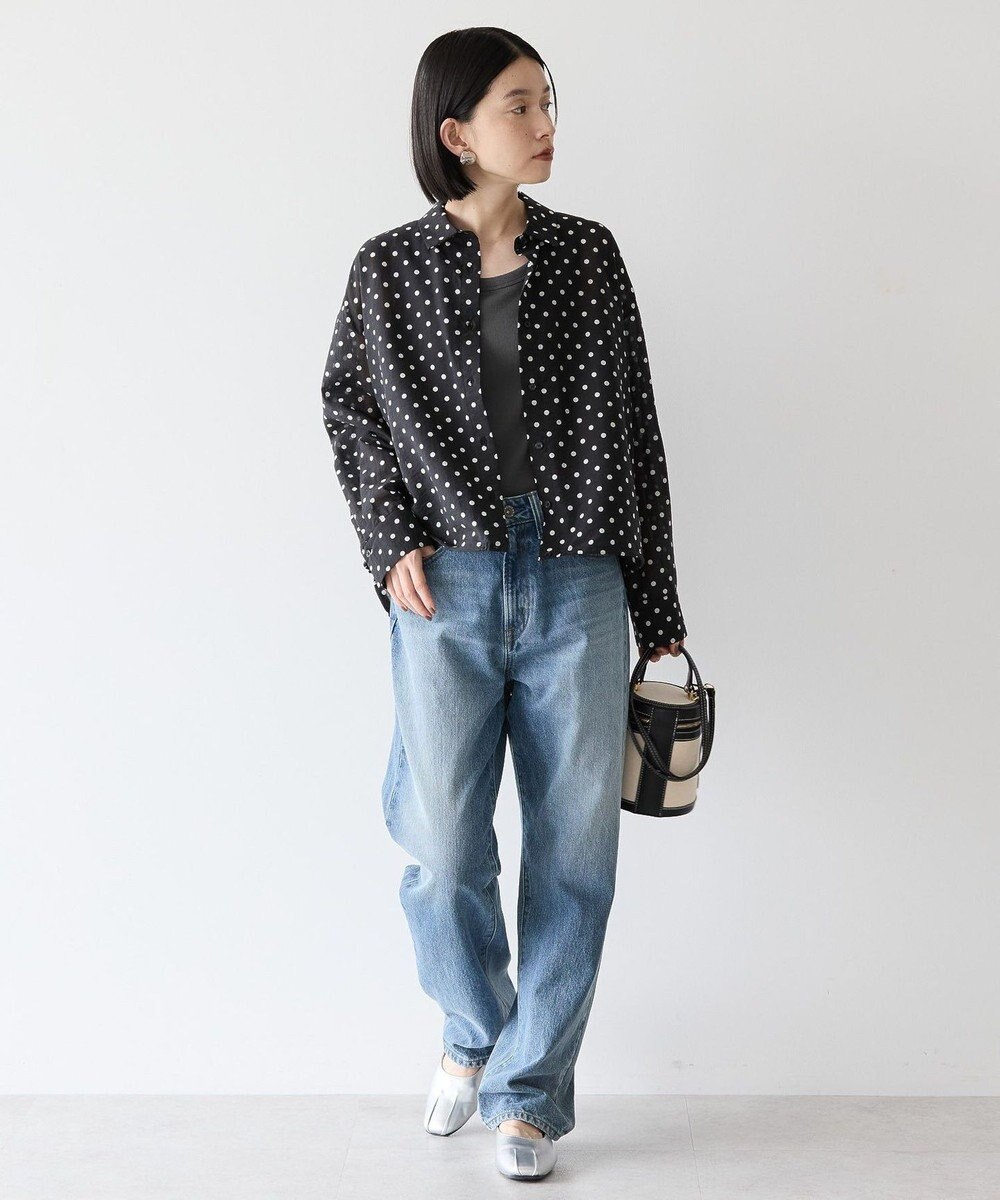 AMERICAN HOLIC ドットドロストシャツ 