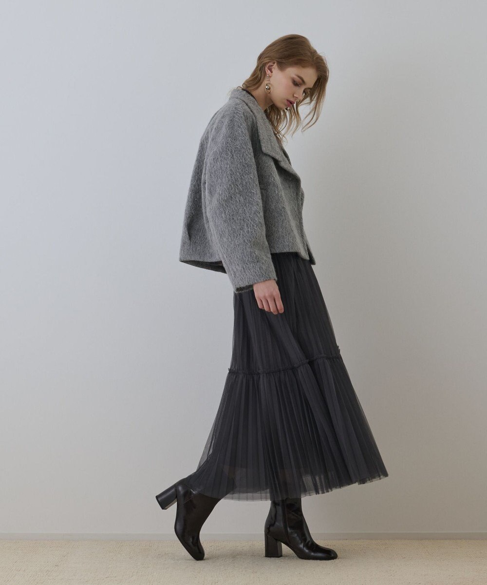 GRACE CONTINENTAL アルパカシャギージャケット 