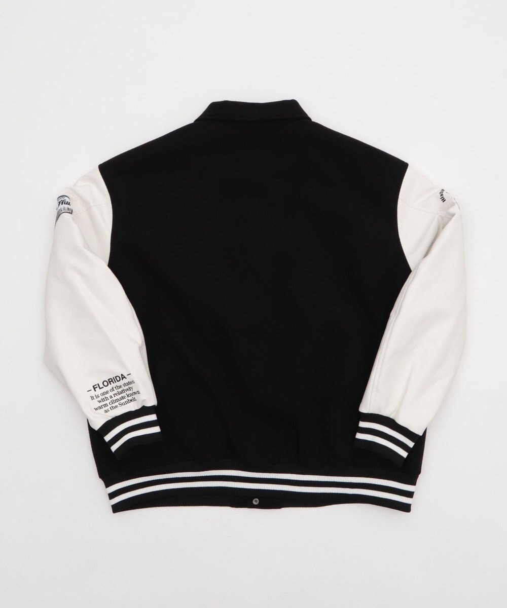 WEGO 【25年秋冬新作/ユニセックス着用ITEM/SMLサイズ展開】メルトンワッペンスタジャン 