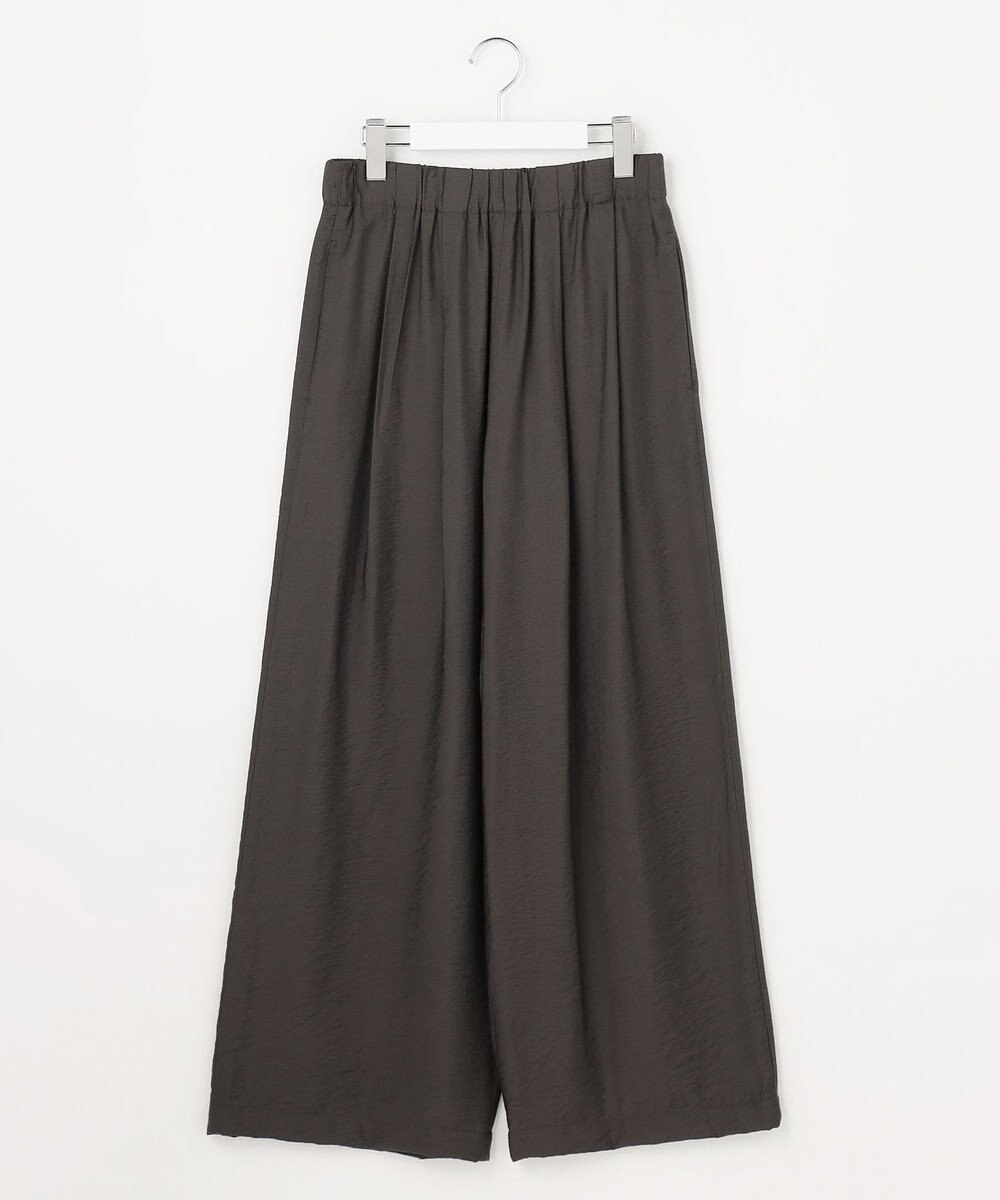 自由区 L 【SHIHOさん着用・ご好評アイテム・新色追加・セットアップ対応】エアリーツイルワイド パンツ 