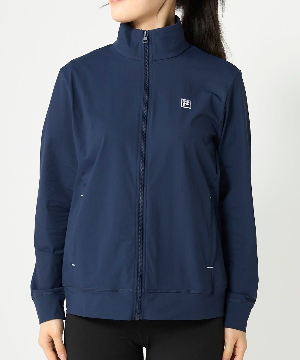 FILA GOLF／marie claire 【FILA GOLF】スタンドカラーフルジップブルゾン 