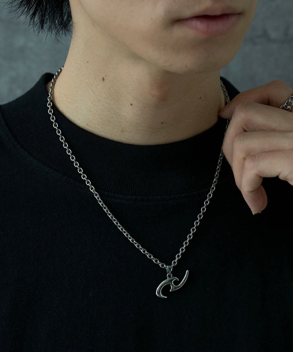 WEGO Mトライバルロゴネックレス 