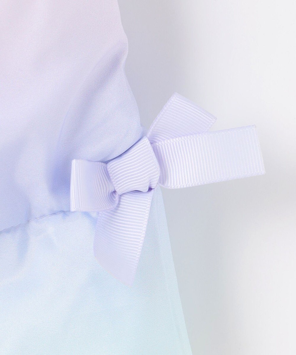 ANY KIDS 【フード取り外し/洗濯機可能】中綿フリル リボンコート 