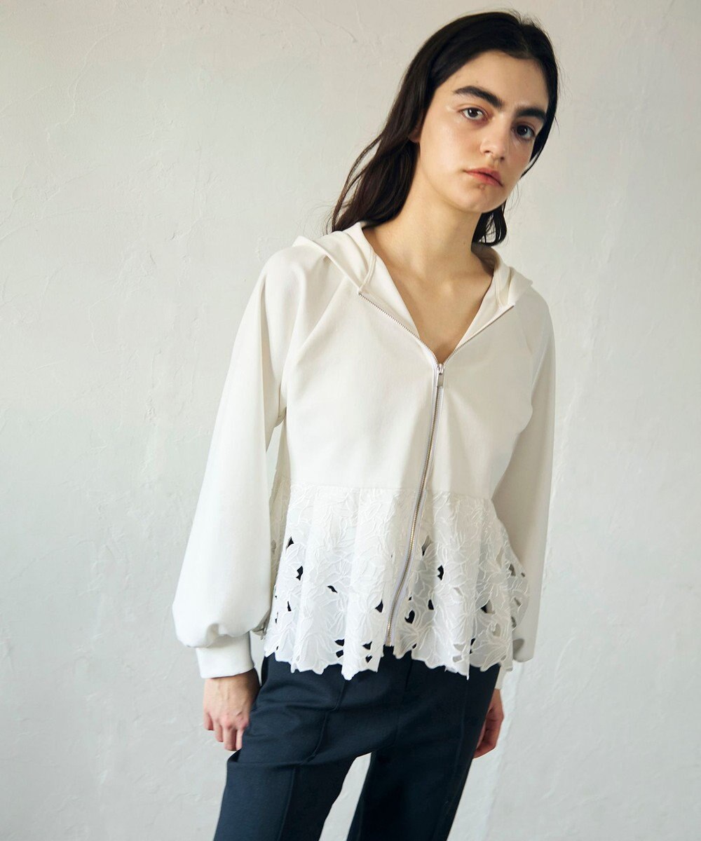 GRACE CONTINENTAL カットワークパーカー 