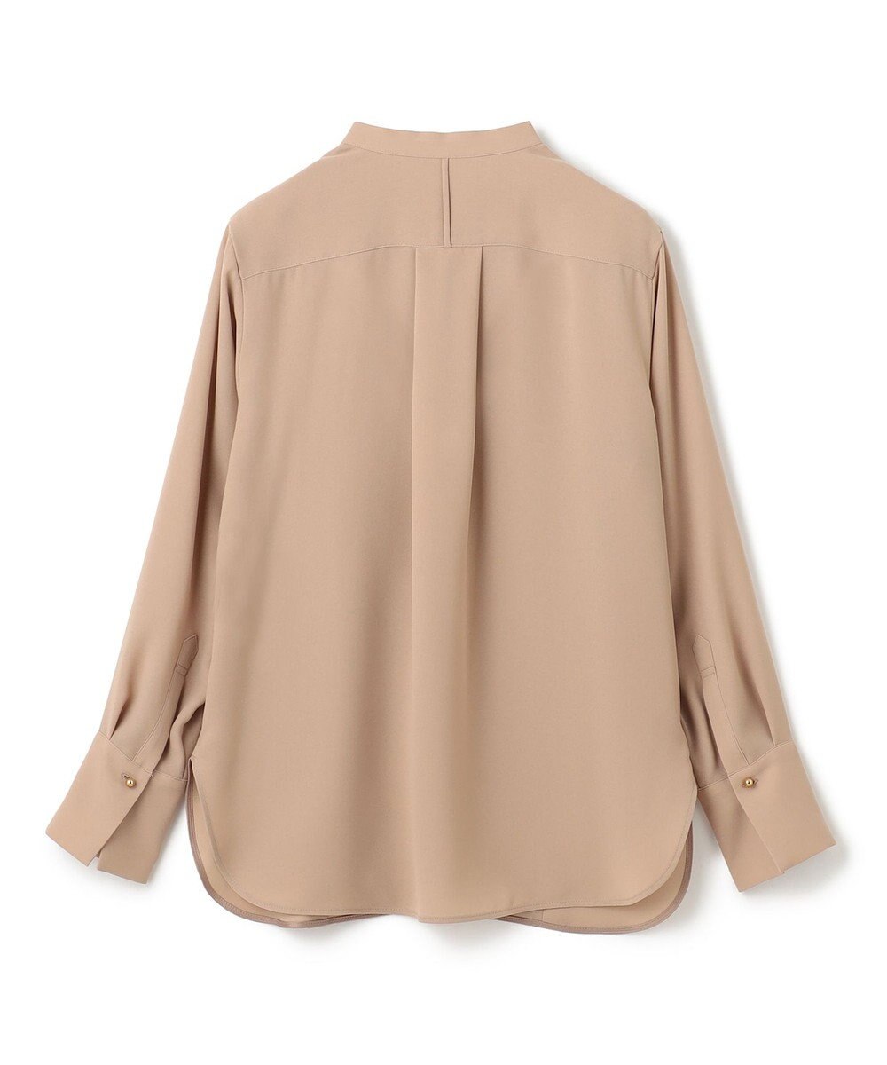 BEIGE， 【洗える】STOW / フロントタックブラウス 