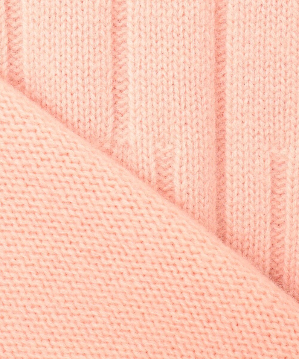 自由区 【洗える】ウールカシミヤブレンドケーブル ニット 