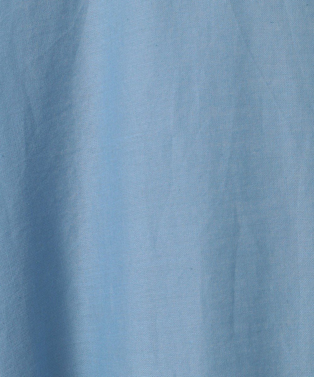 earth music&ecology コットンボイルギャザーシャツ 