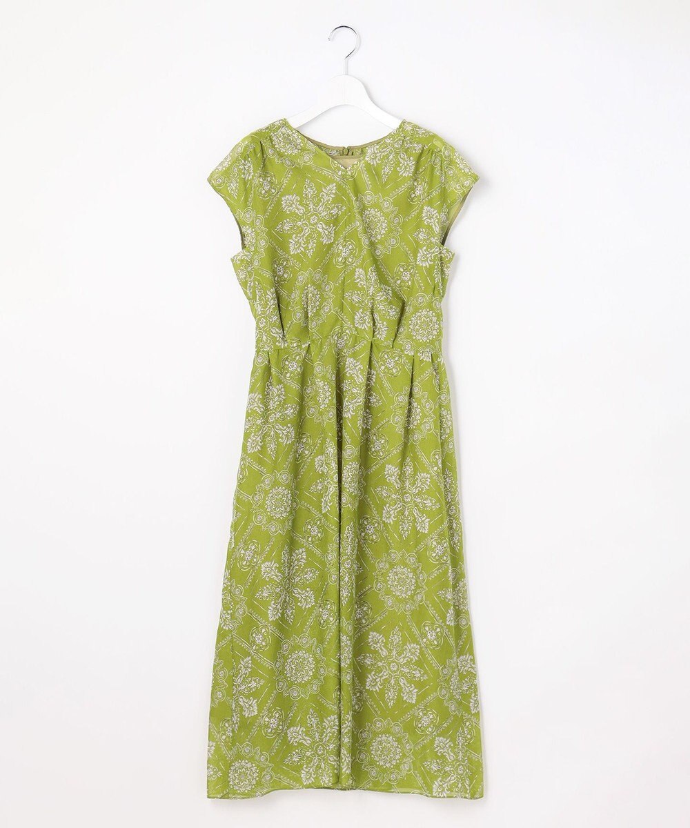 自由区 S 【カタログ掲載】ロータスタイルプリント ワンピース 