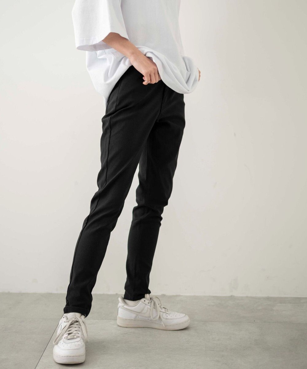 WEGO 【新色ブラックソノタは接触冷感/ユニセックス着用ITEM/ストレッチ/SMLXLサイズ展開】スキニーパンツ 