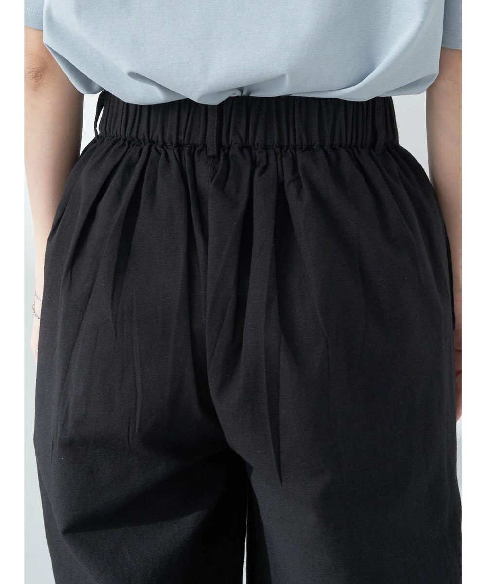 earth music&ecology 綿麻キャンブリッククロップドパンツ 