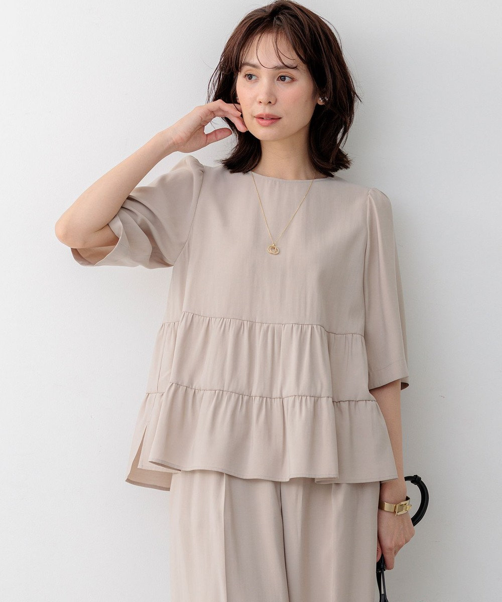 組曲 L 【先行予約】バウンディングシャーティング ブラウス 