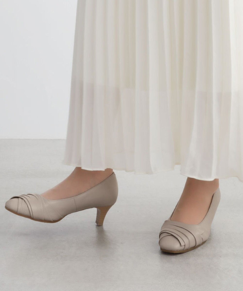 REGAL FOOT COMMUNITY 【ビューフィット】A11Y ドレープデザインパンプス 