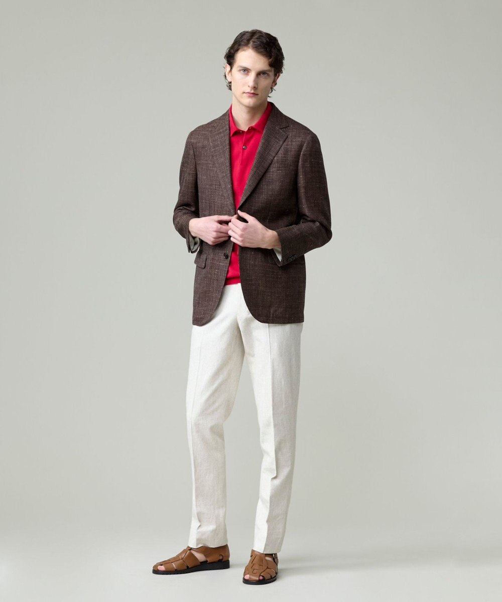 J.PRESS MEN 【WEB・一部店舗限定】フレーキーシルクリネン ジャケット 