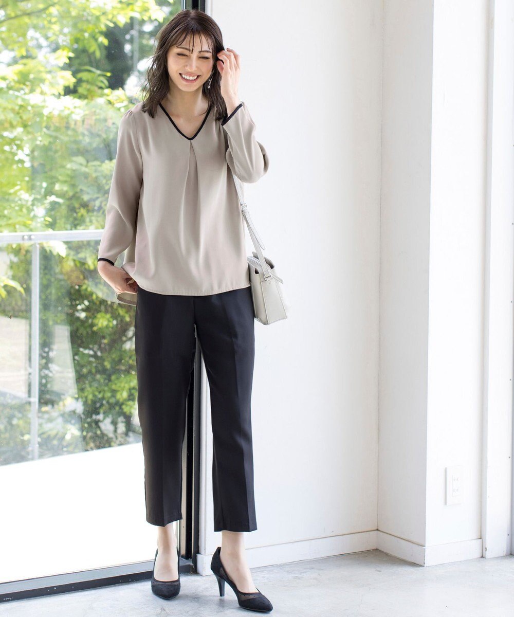 洗える 後ろ姿美人のバックペプラム配色ブラウス Tiaclasse L ファッション通販 公式通販 オンワード クローゼット 洗える 後ろ姿美人のバックペプラム配色ブラウス Tiaclasse L ファッション通販 公式通販 オンワード クローゼット