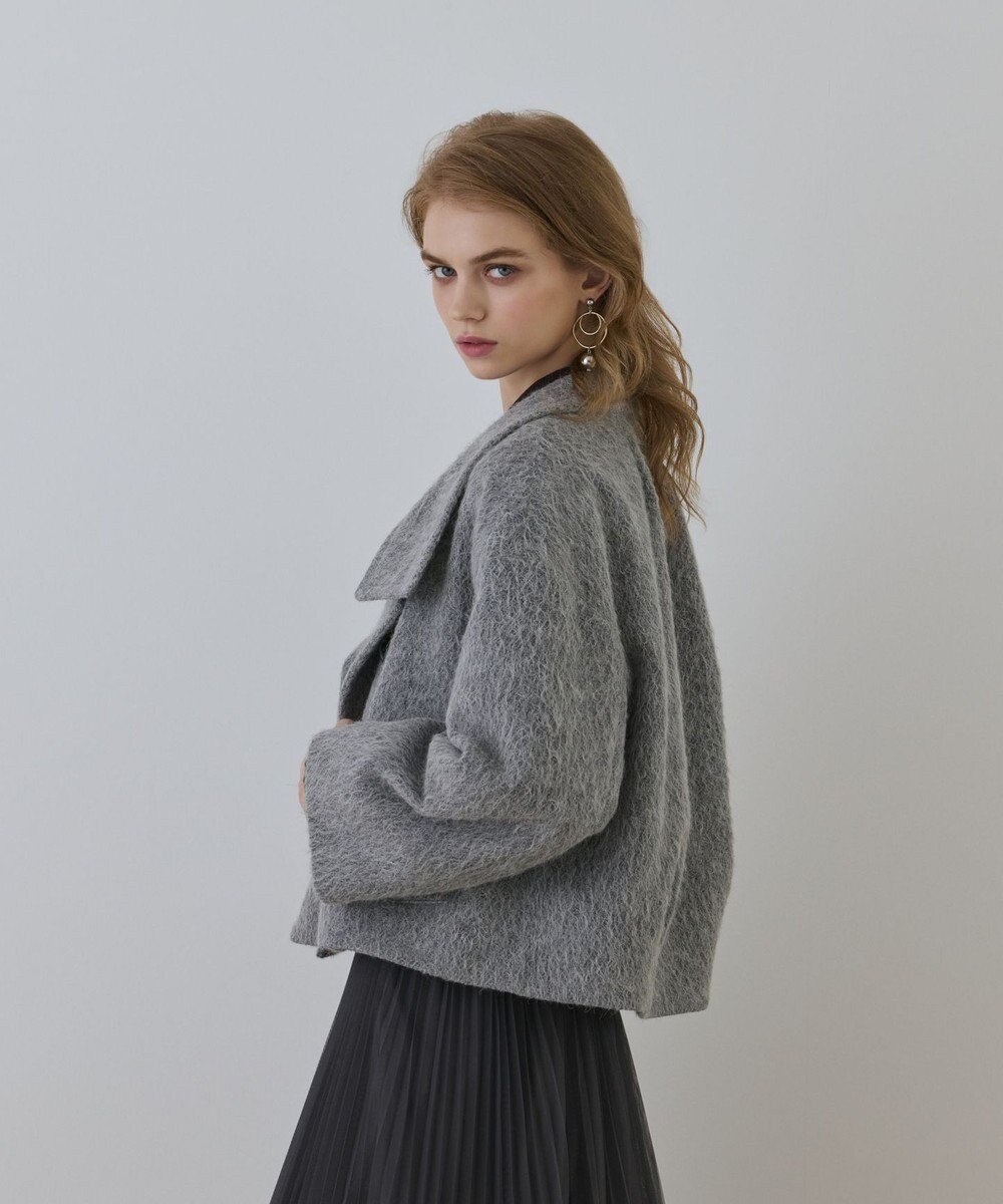 GRACE CONTINENTAL アルパカシャギージャケット 