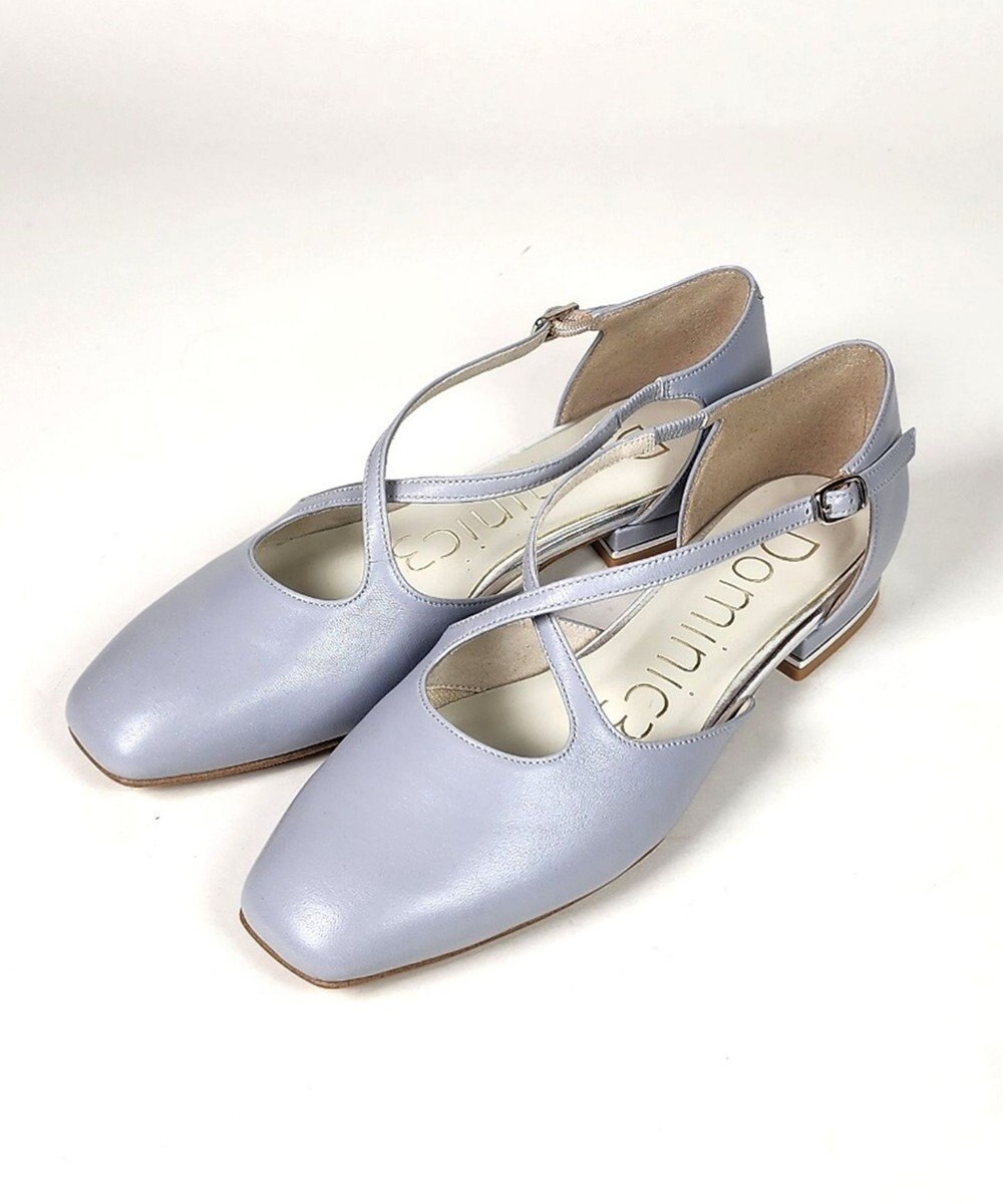 Dominic3 クロスストラップ セパレートパンプス 