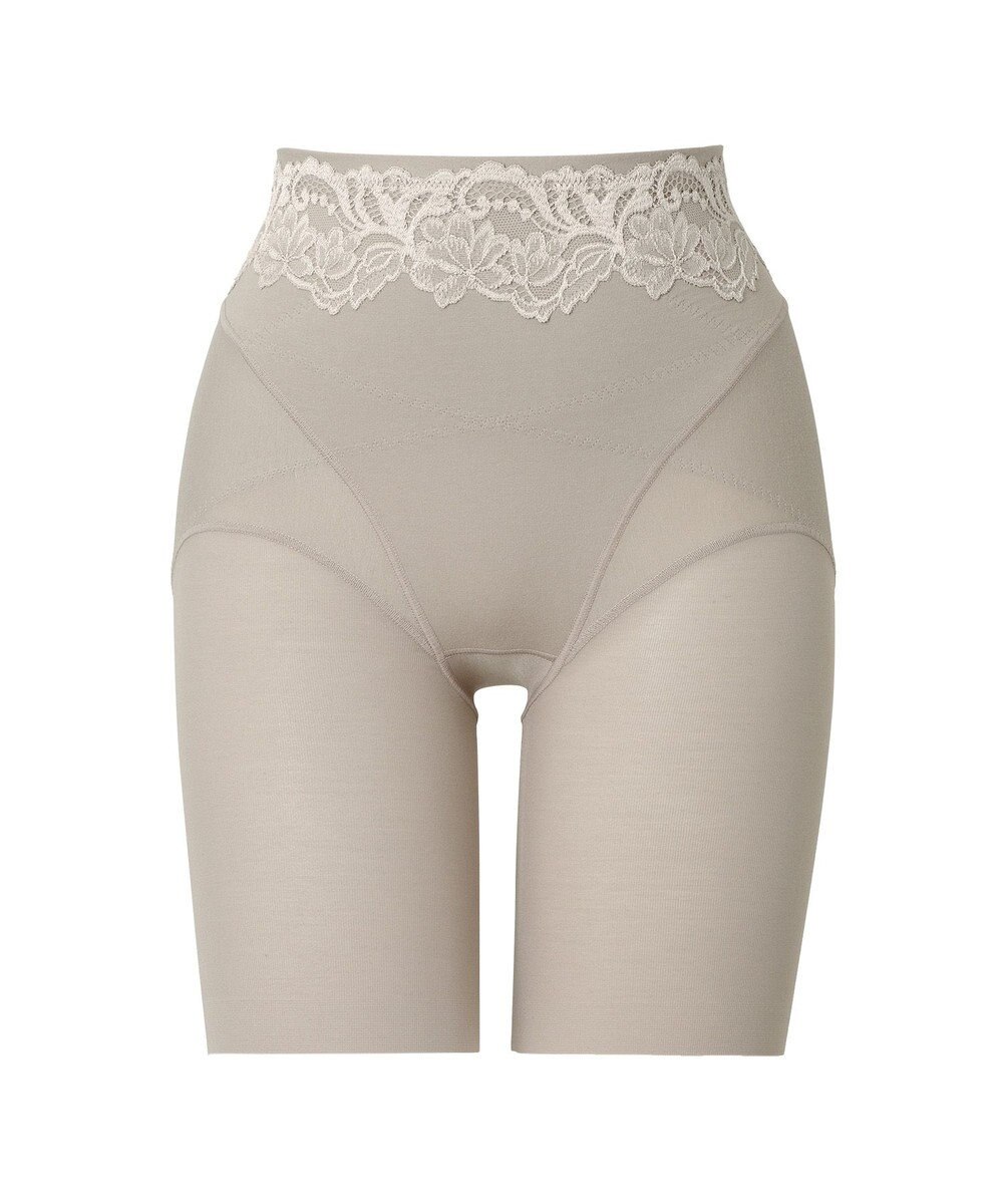 BRADELIS New York 【BRADELIS NewYork peace】綿混ハイブリッド・デイリーガードル24 お腹から太ももまでをスッキリ整える補正ガードル 