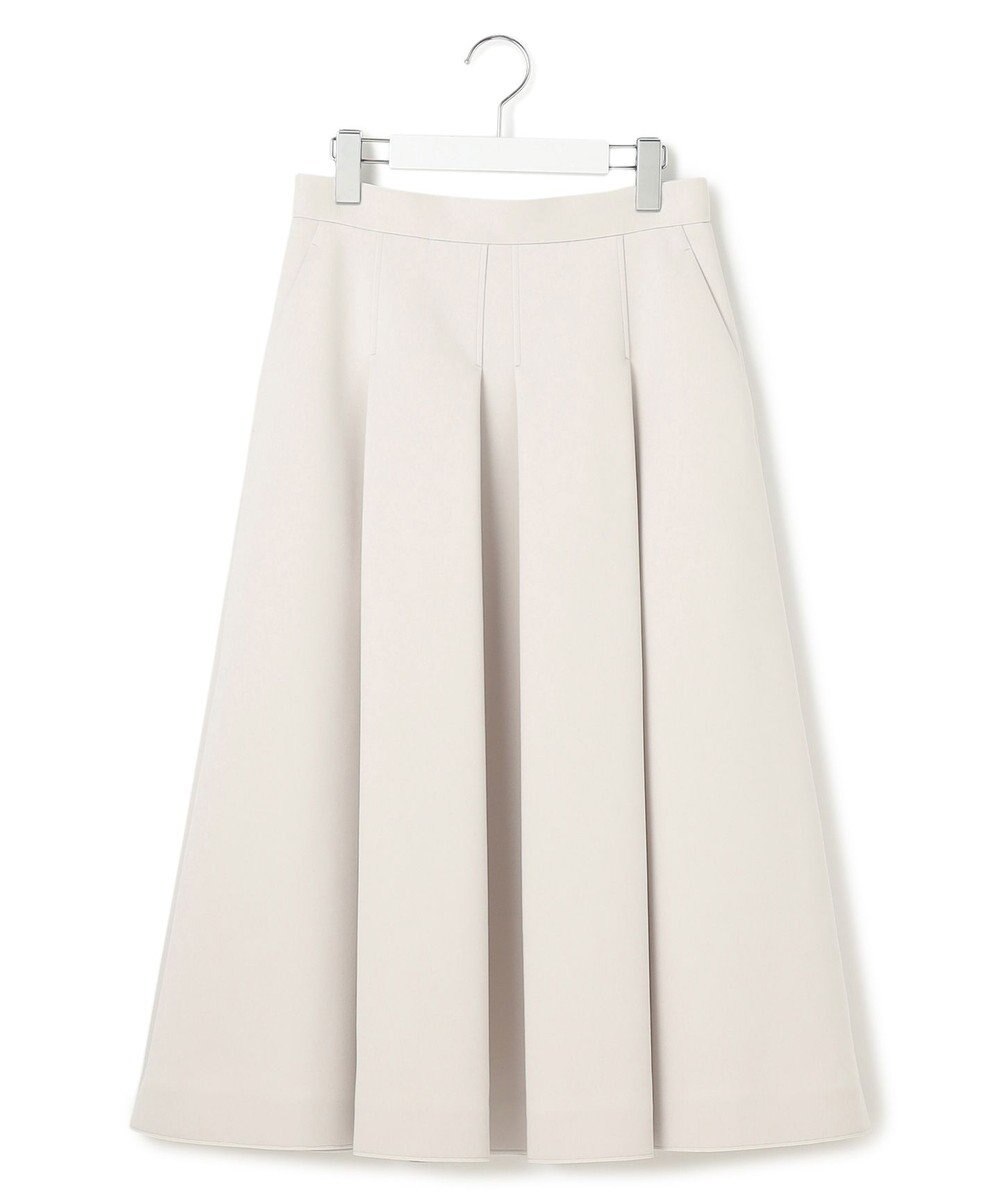 23区 【洗える】ネオプレーンジャージー タック スカート 