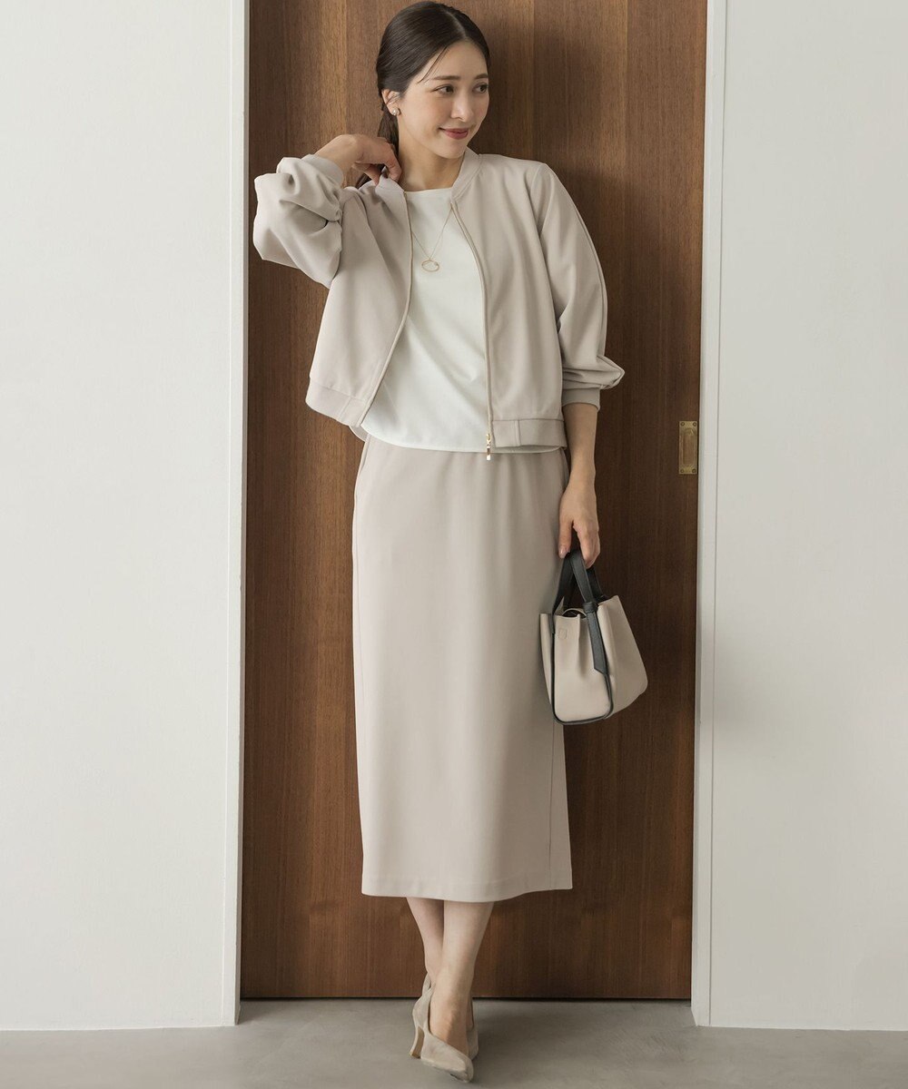 組曲 L 【ご好評につき追加生産！】ジョーゼットジャージー ブルゾン 