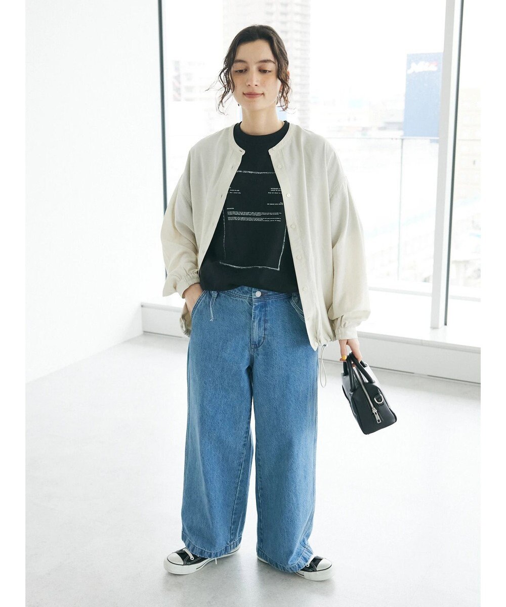 CRAFT STANDARD BOUTIQUE レーヨントロミ羽織りシャツ 