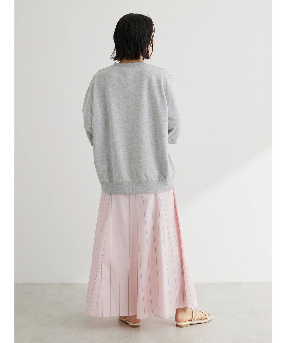 Green Parks ストライプフレアスカート 