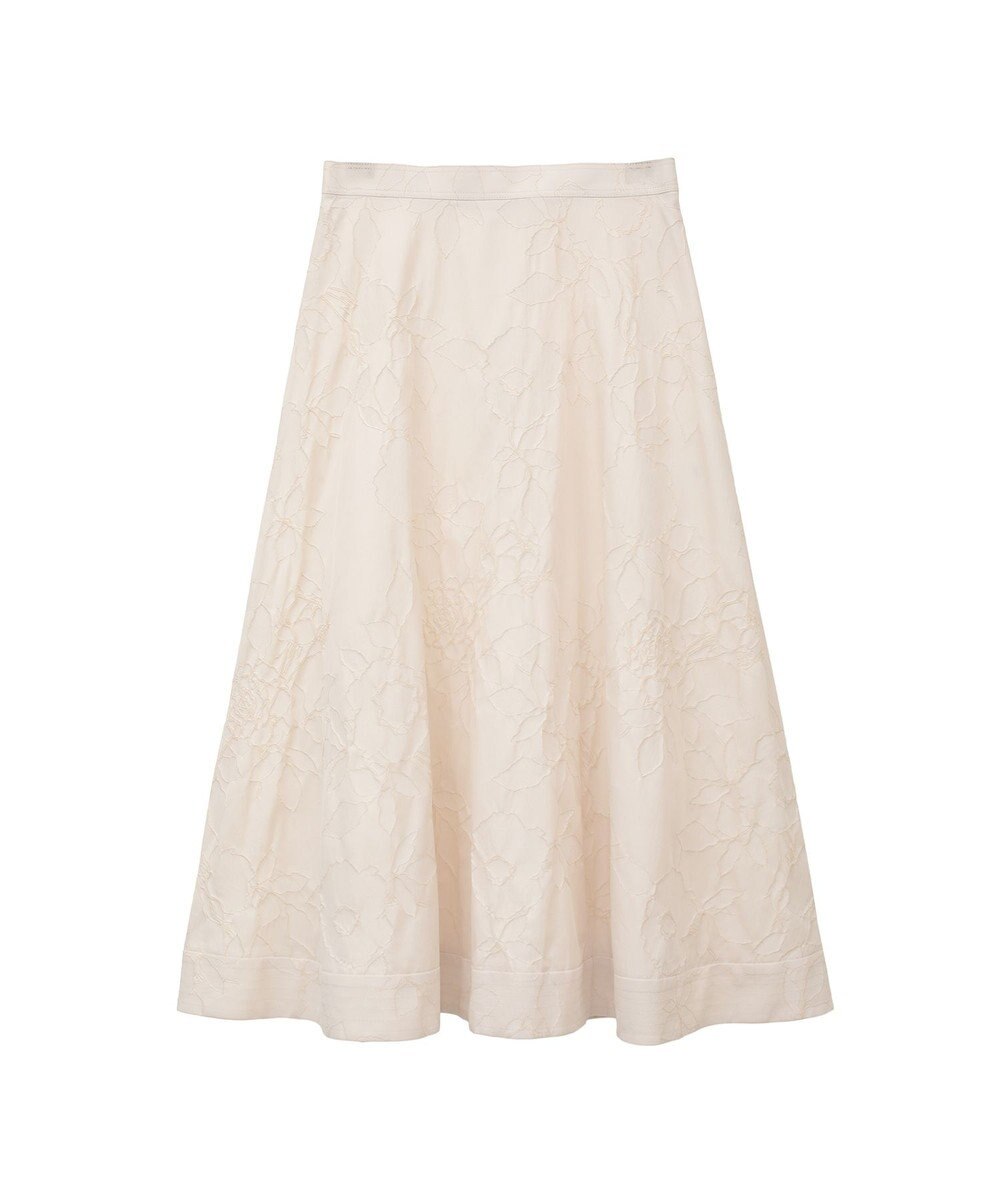 DAKS 【TV着用｜梅津弥英子アナ】フラワーモチーフジャガードスカート 