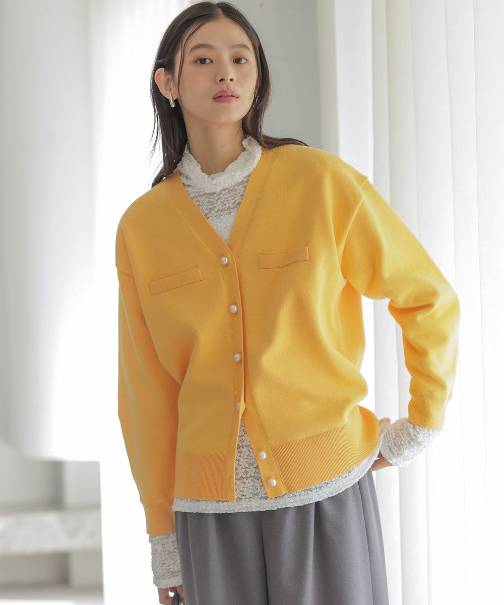 組曲 スウェットニット カーディガン 