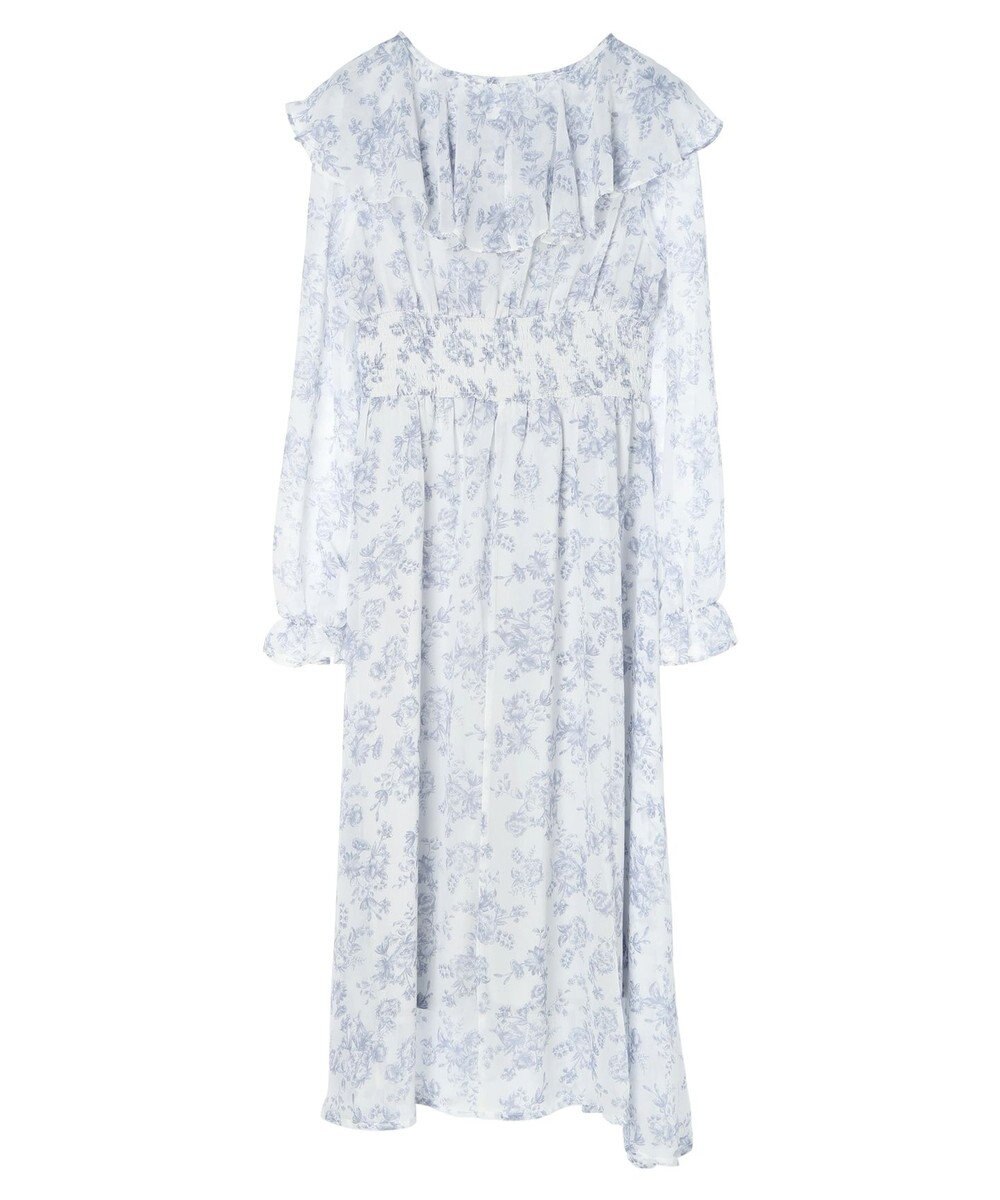 earth music&ecology 隠れバンビ花柄ワンピース 