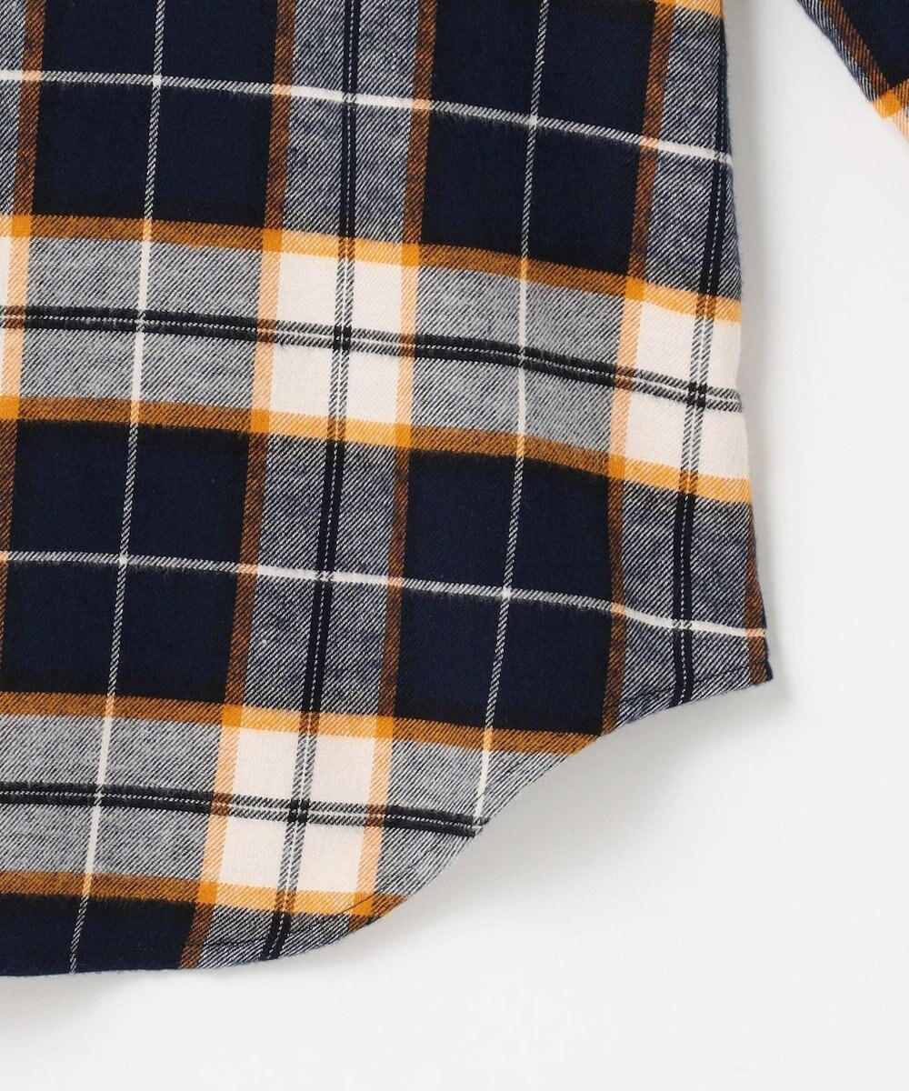 J.PRESS LADIES L コットン起毛タータンチェック シャツ ブラウス 