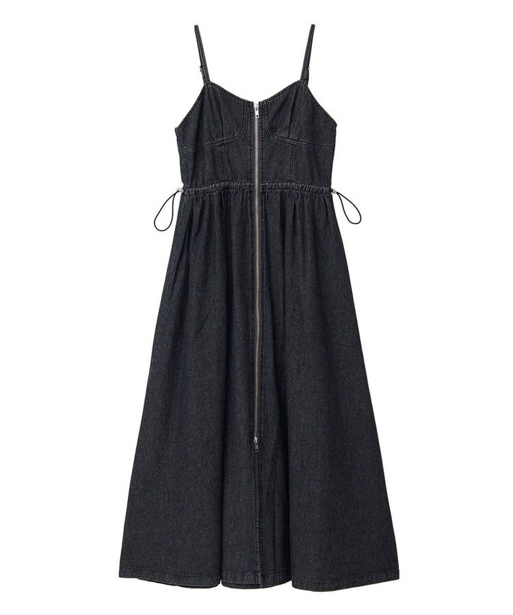 Green Parks ・ＳＵＧＡＲ　ＳＰＯＯＮ　デニムコルセットキャミワンピ 