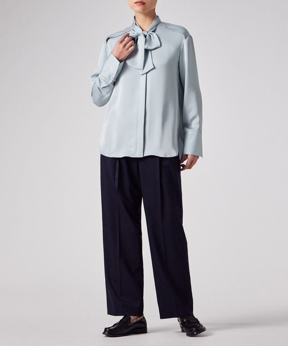 Paul Smith サテン ボウタイ ブラウス 