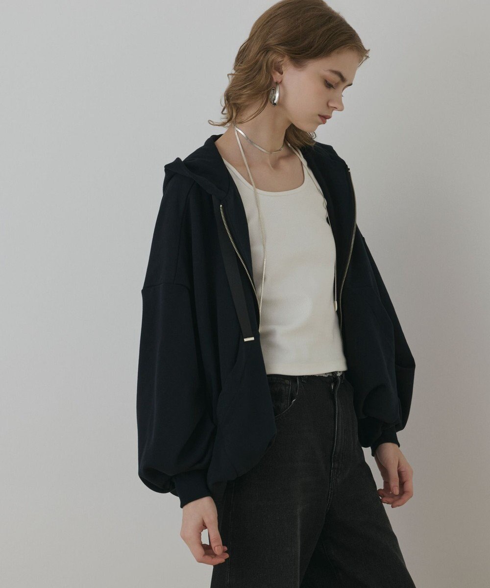 GRACE CONTINENTAL バル－ン裏毛パ－カ－ 