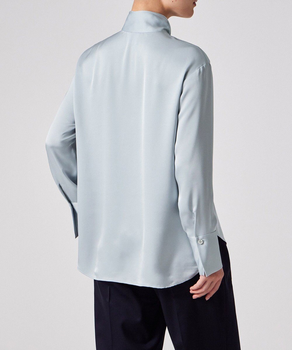 Paul Smith サテン ボウタイ ブラウス 