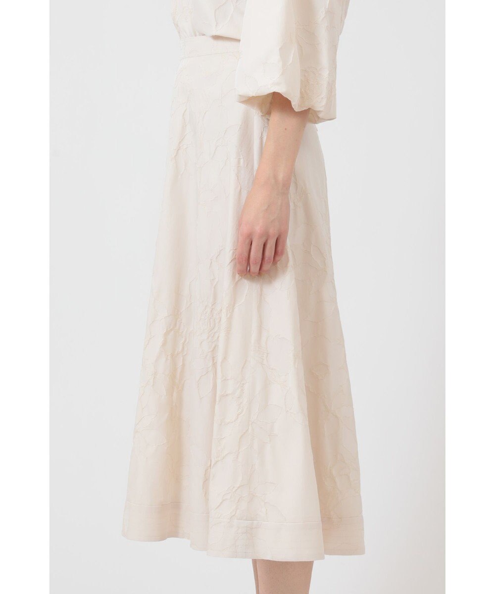 DAKS 【TV着用｜梅津弥英子アナ】フラワーモチーフジャガードスカート 