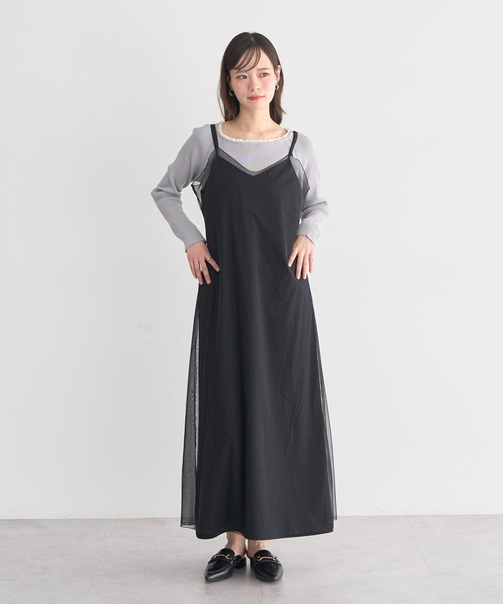 earth music&ecology 【予約】レーストリムリブニットプルオーバー 