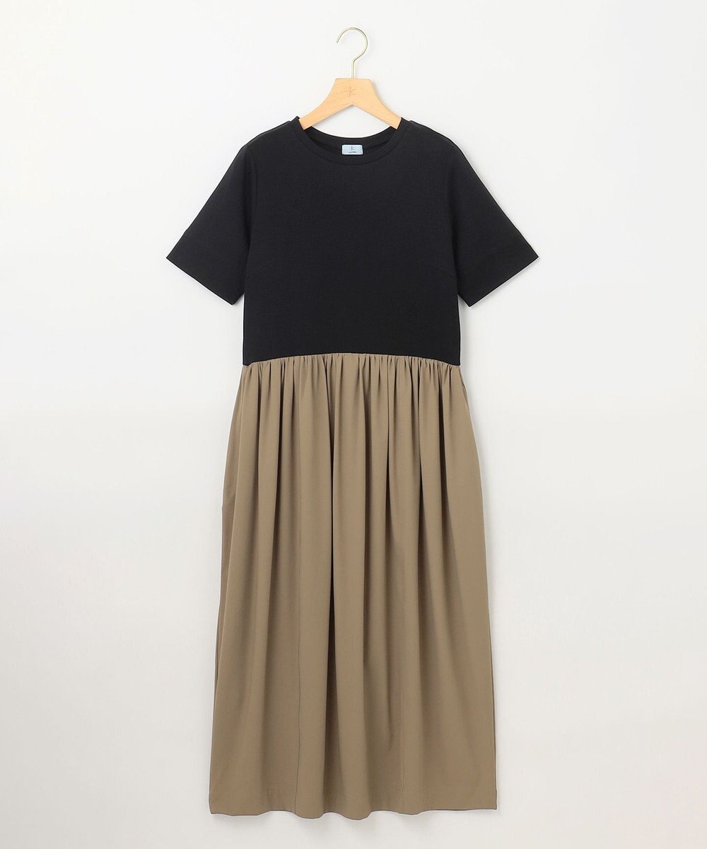 組曲 【WEB限定】コンビネーションコクーンワンピース 