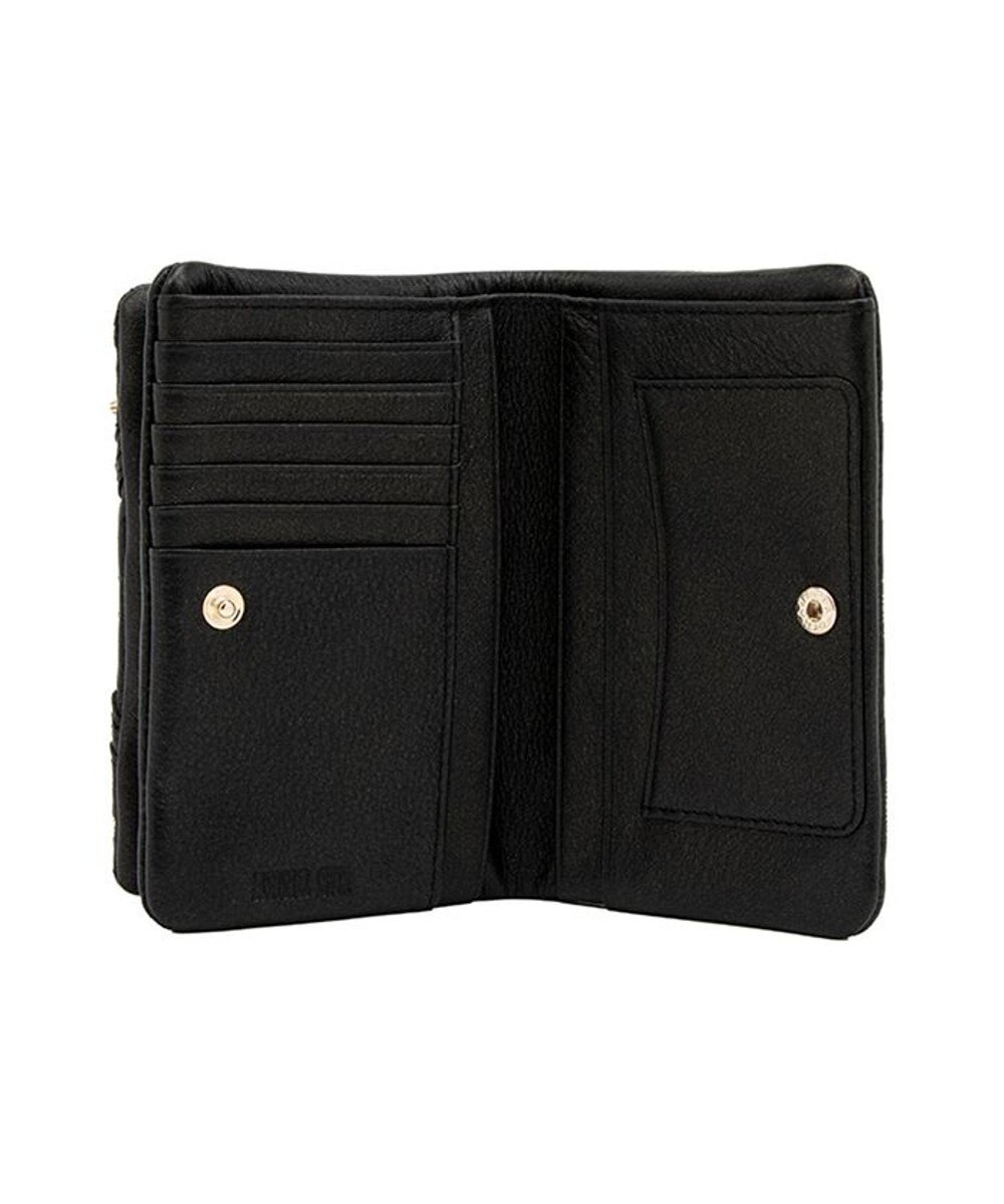 ANNA SUI ピーコック 二つ折り口金財布 