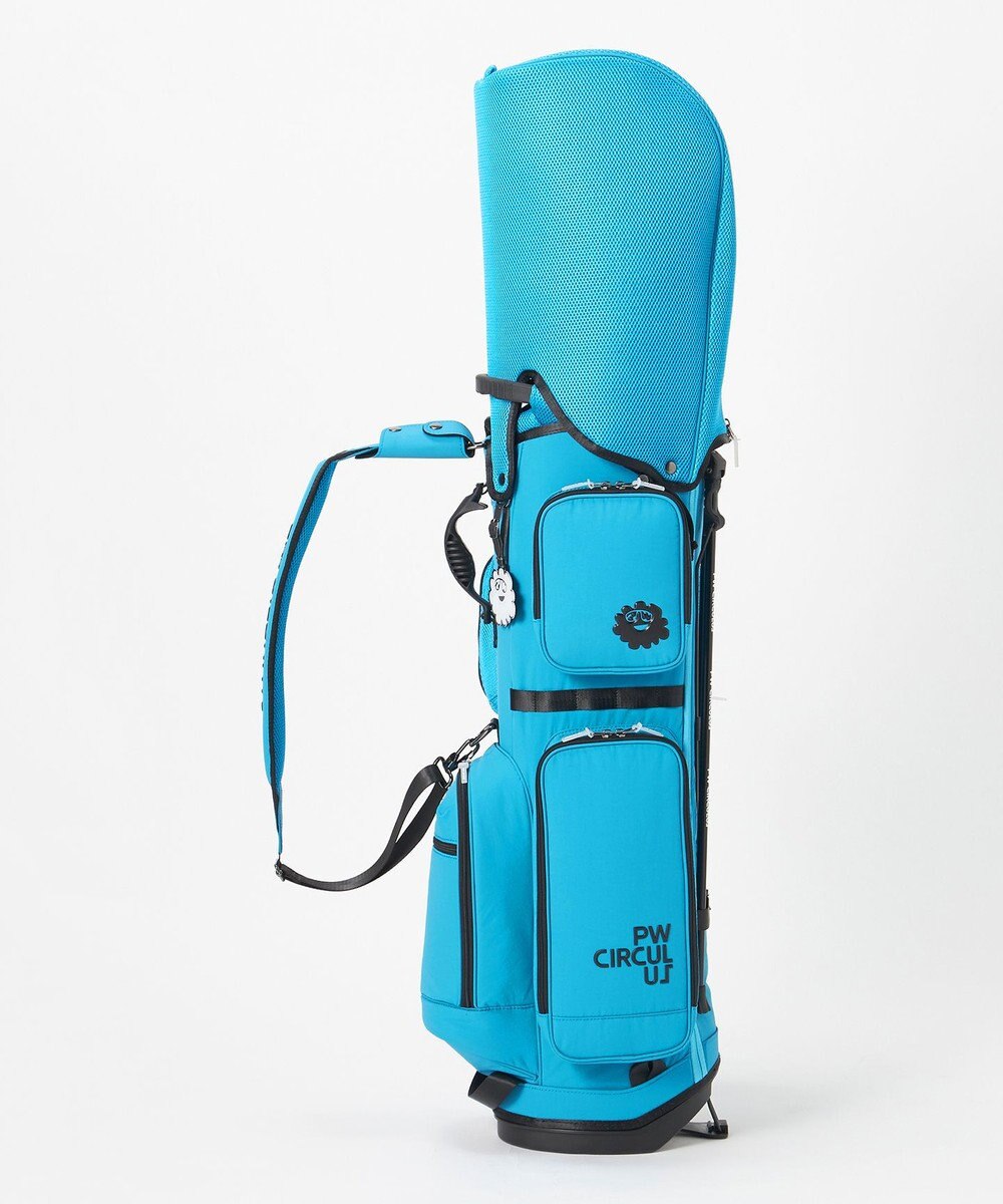 PW CIRCULUS 【UNISEX】デタッチャブル キャディバッグ シボ感のあるナイロンワッシャー素材 