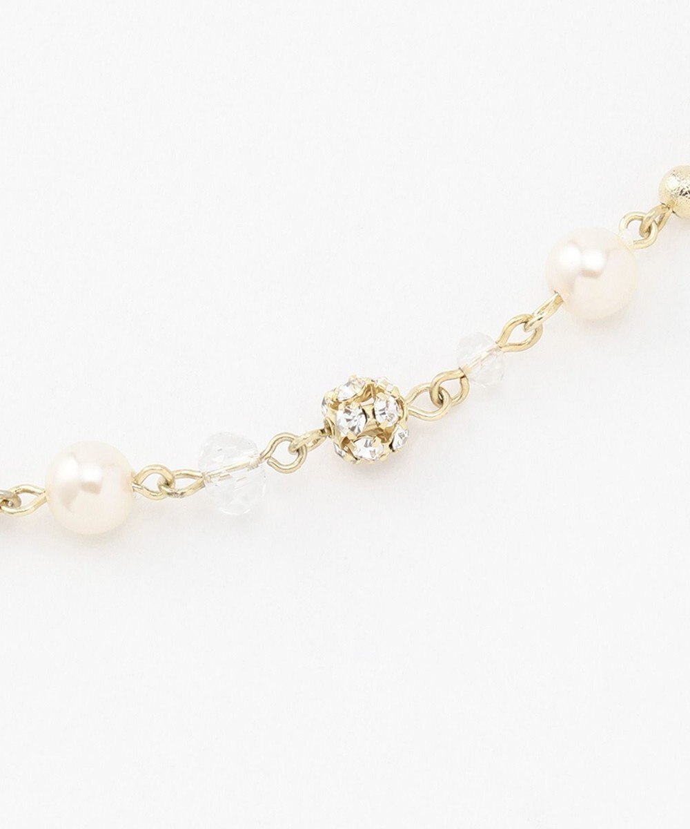 ANY SIS ロンデルロングパール調 ネックレス 