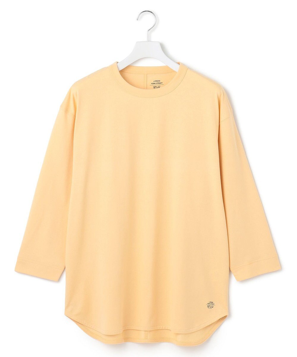 J.PRESS YORK STREET 【UNISEX】七分丈プレーンTシャツ ライトイエロー系