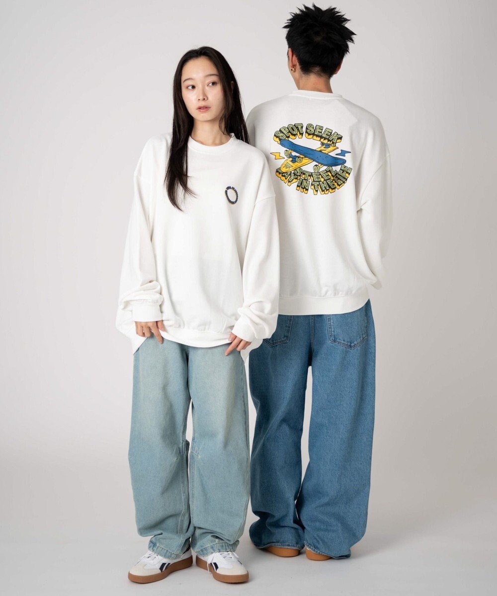 WEGO 【ユニセックス着用ITEM/SMLサイズ展開】アソートグラフィックプルオーバー2 