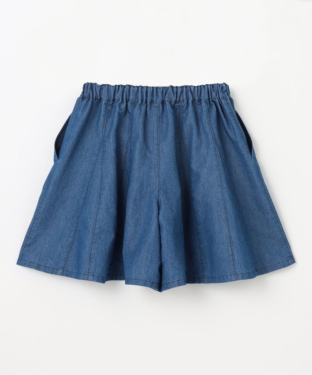 組曲 KIDS 【110-140㎝】レースコンビデニム キュロット 