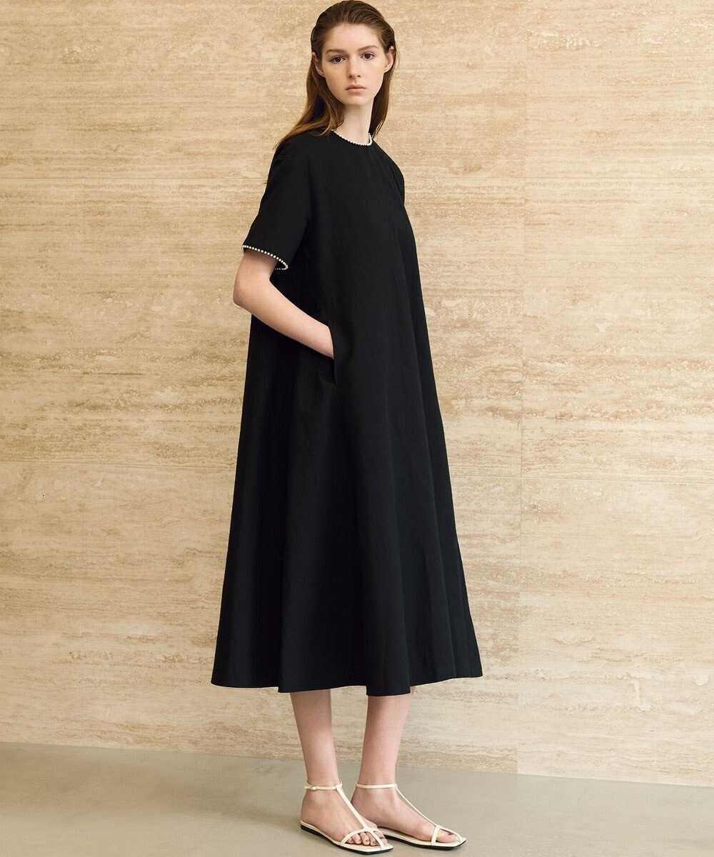 23区 【R(アール)】コットンリネン Aラインワンピース 