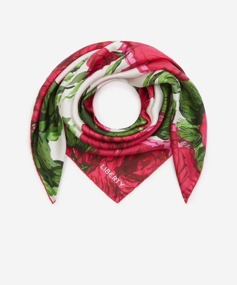 LIBERTY. カーライン ヘイズ 90x90 シルクスカーフ 