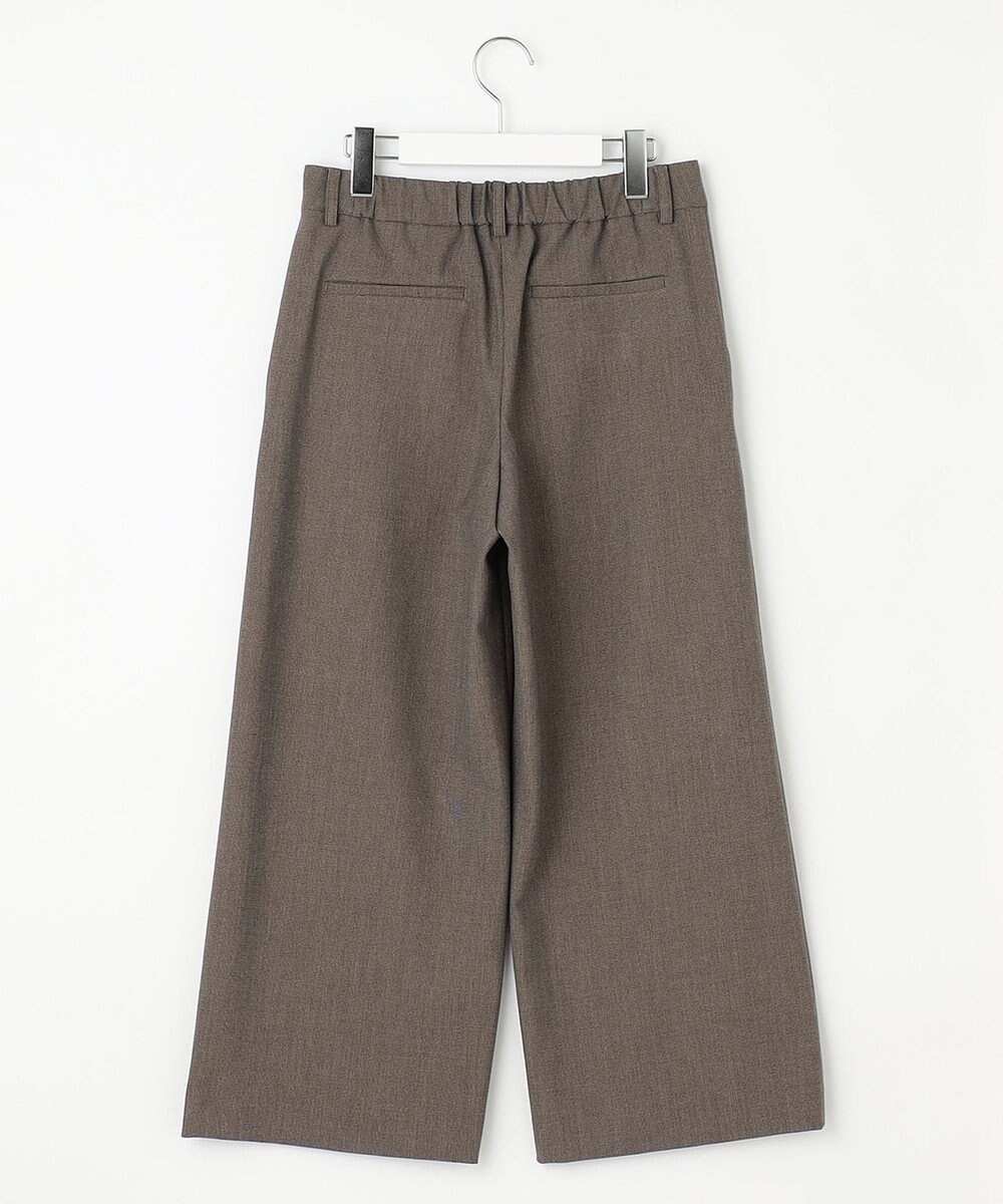 J.PRESS LADIES 【WEB限定カラーあり・洗える】T/Rアルガンシルク ワイド パンツ 