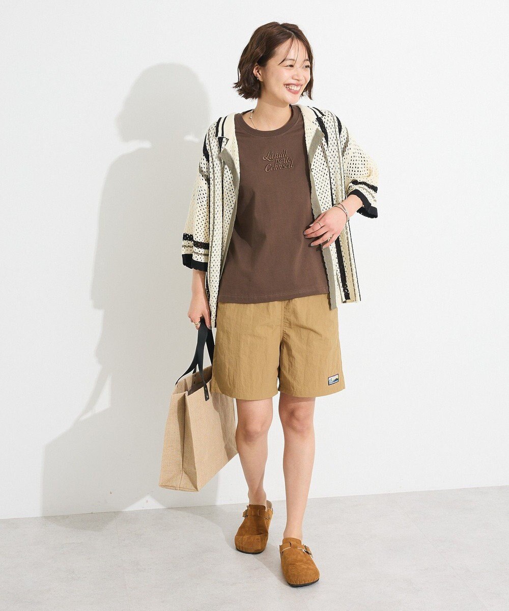 CRAFT STANDARD BOUTIQUE クロシェバイカラーニットプルオーバー 