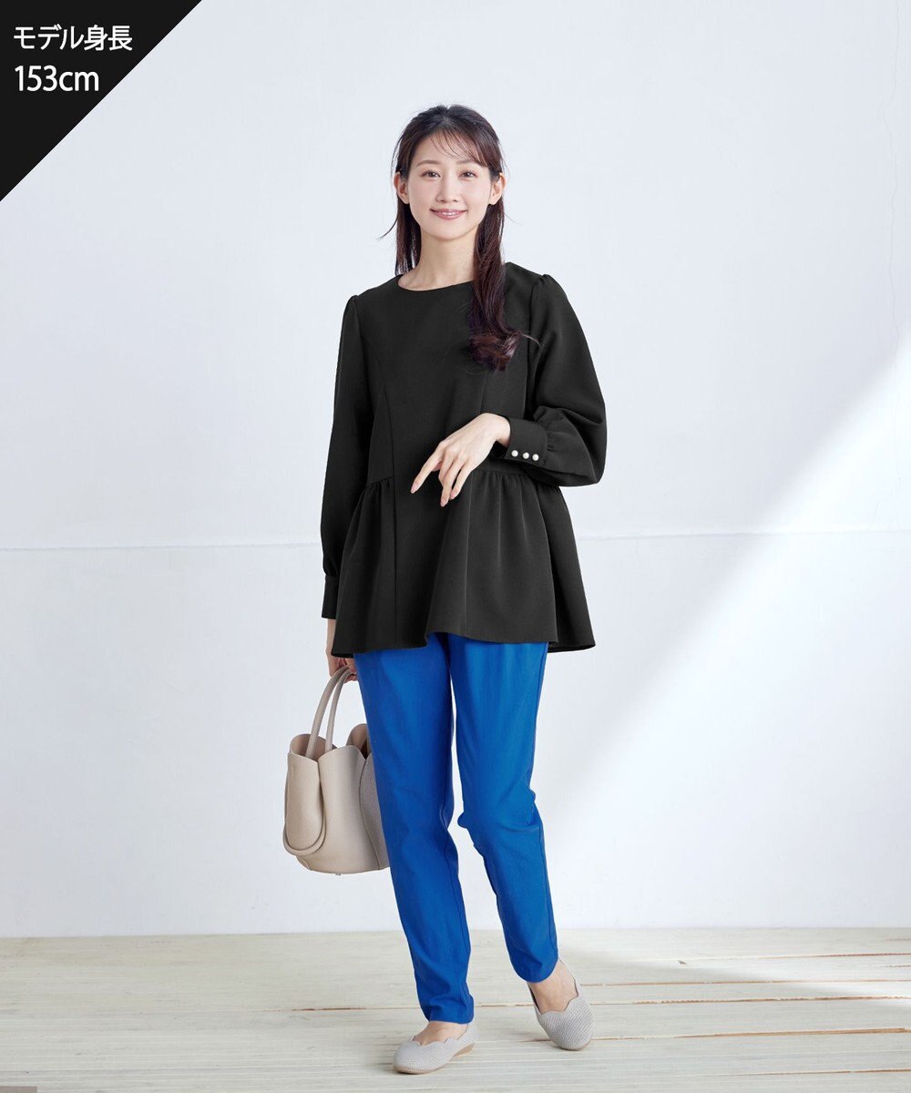 Tiaclasse 【接触冷感・洗える】はき痩せ美脚パンツ 